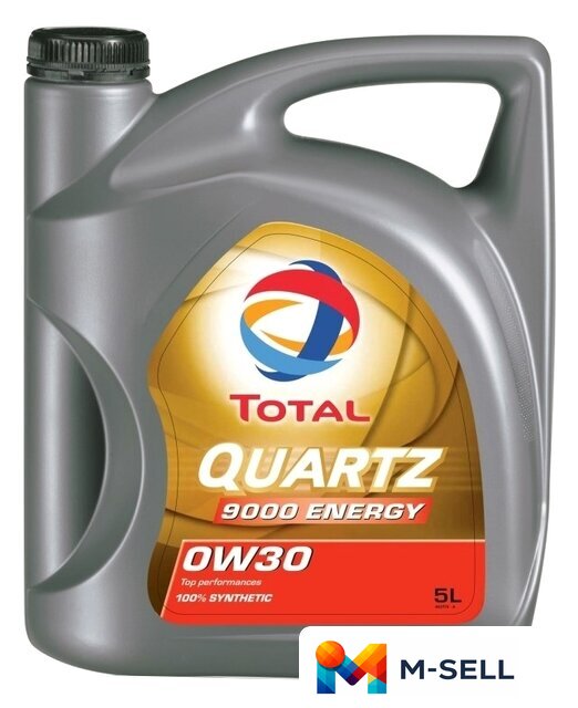 Моторное масло Total Quartz 9000 0W-30 5л - Изображение №1 — Мульти e-магазин M-SELL