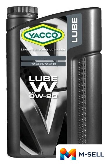 Моторное масло Yacco Lube W 0W-20 1л - Изображение №1 — Мульти e-магазин M-SELL