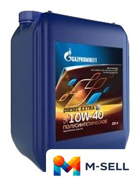 Моторное масло Gazpromneft Diesel Extra 10W-40 20л - Изображение №1 — Мульти e-магазин M-SELL