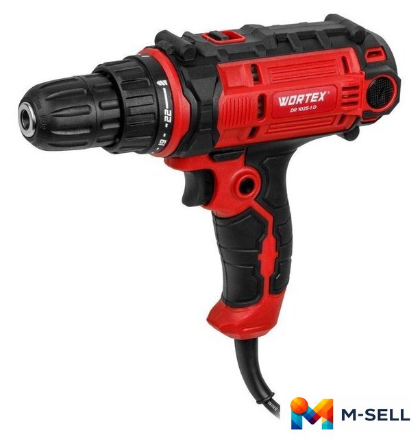 Дрель-шуруповерт Wortex DR 1025-1 D 1318793 - Изображение №1 — Мульти e-магазин M-SELL