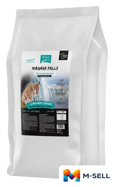 Сухой корм для кошек Natura Wild Niagara Falls для кошек с чувствительным пищеварением с мясом фазана 12 кг - Изображение №1 — Мульти e-магазин M-SELL