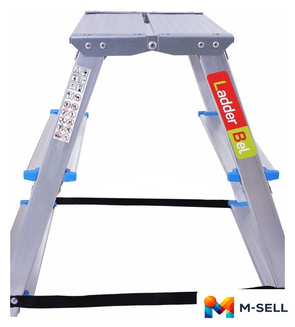 Лестница-стремянка LadderBel STR2-AL-4EP (2x4 ступени) - Изображение №4 — Мульти e-магазин M-SELL