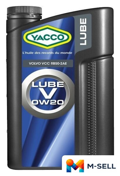 Моторное масло Yacco Lube V 0W-20 1л - Изображение №1 — Мульти e-магазин M-SELL