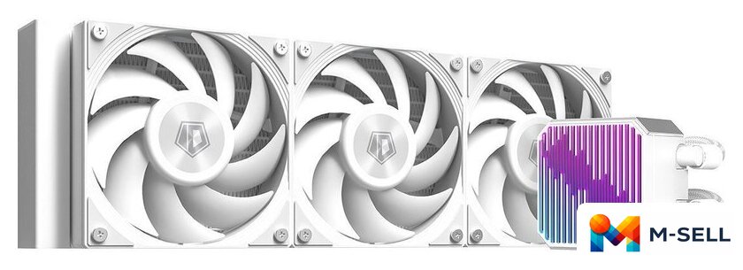 Система жидкостного охлаждения для процессора ID-Cooling DX360 Max White - Изображение №1 — Мульти e-магазин M-SELL