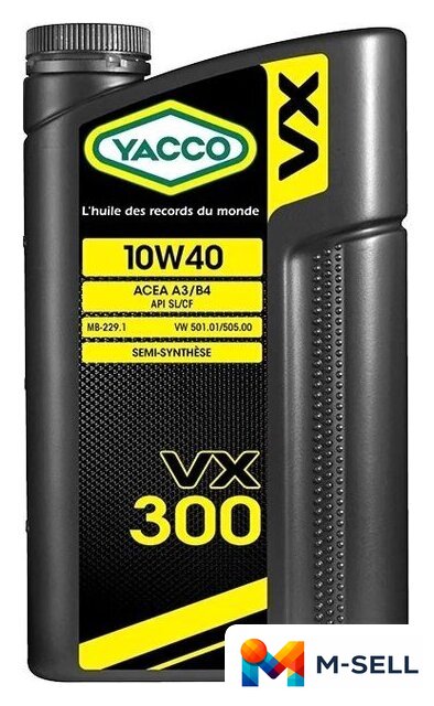 Моторное масло Yacco VX 300 10W-40 2л - Изображение №1 — Мульти e-магазин M-SELL
