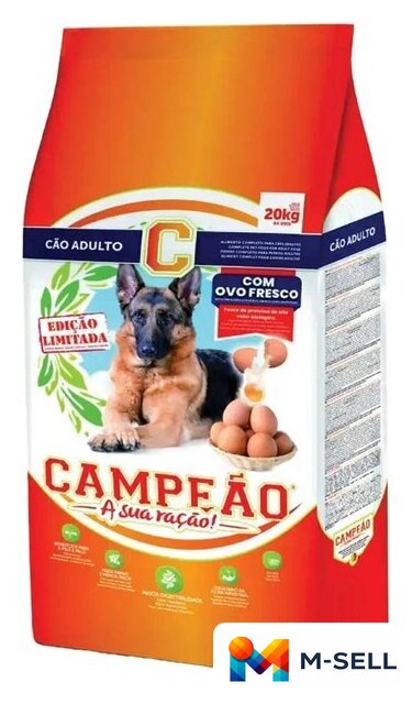 Сухой корм для собак Campeao Adult Dog Egg со свежим яйцом 20 кг - Изображение №1 — Мульти e-магазин M-SELL