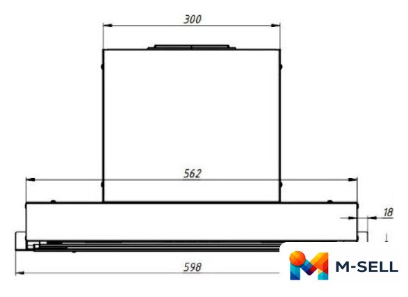 Кухонная вытяжка Franke T-Form CR 60 - Изображение №2 — Мульти e-магазин M-SELL