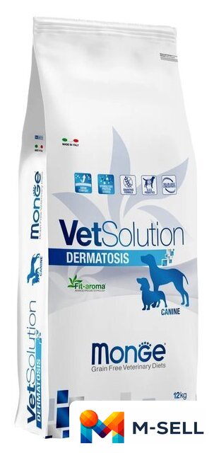 Сухой корм для собак Monge Vet Solution Dermatosis 12 кг - Изображение №1 — Мульти e-магазин M-SELL