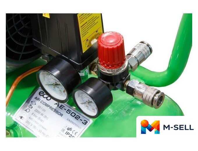 Компрессор ECO AE-502-3 - Изображение №6 — Мульти e-магазин M-SELL