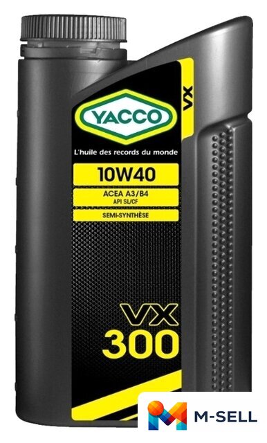 Моторное масло Yacco VX 300 10W-40 1л - Изображение №1 — Мульти e-магазин M-SELL
