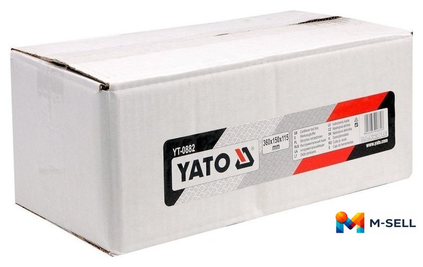 Ящик для инструментов Yato YT-0882 - Изображение №3 — Мульти e-магазин M-SELL