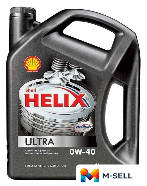 Моторное масло Shell Helix Ultra 0W-40 4л - Изображение №1 — Мульти e-магазин M-SELL