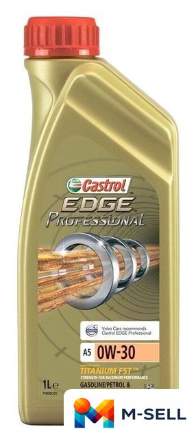 Моторное масло Castrol EDGE Professional A5 0W-30 1л - Изображение №1 — Мульти e-магазин M-SELL