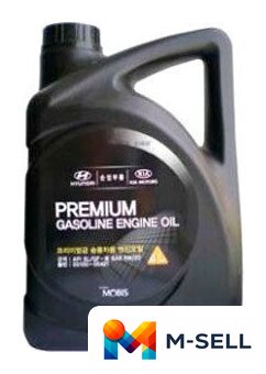 Моторное масло Hyundai/KIA Premium Gasoline SL/GF-3 5W20 4л - Изображение №1 — Мульти e-магазин M-SELL
