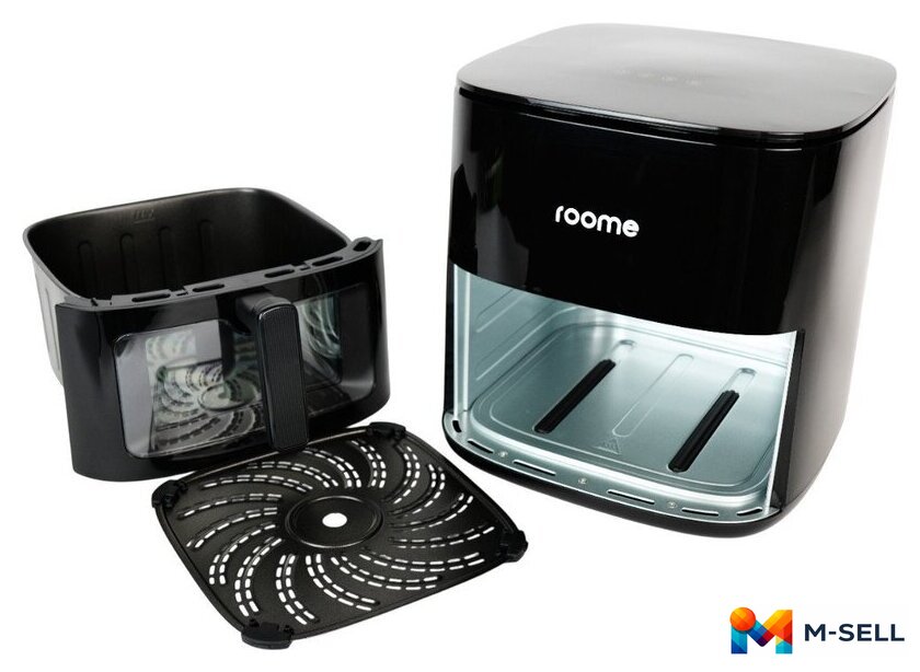 Аэрогриль (аэрофритюрница) Roome AF-ZE7223-A (черный) - Изображение №13 — Мульти e-магазин M-SELL