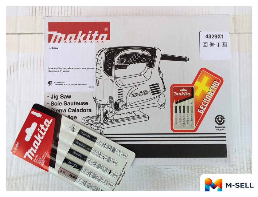 Электролобзик Makita 4329X1 - Изображение №6 — Мульти e-магазин M-SELL