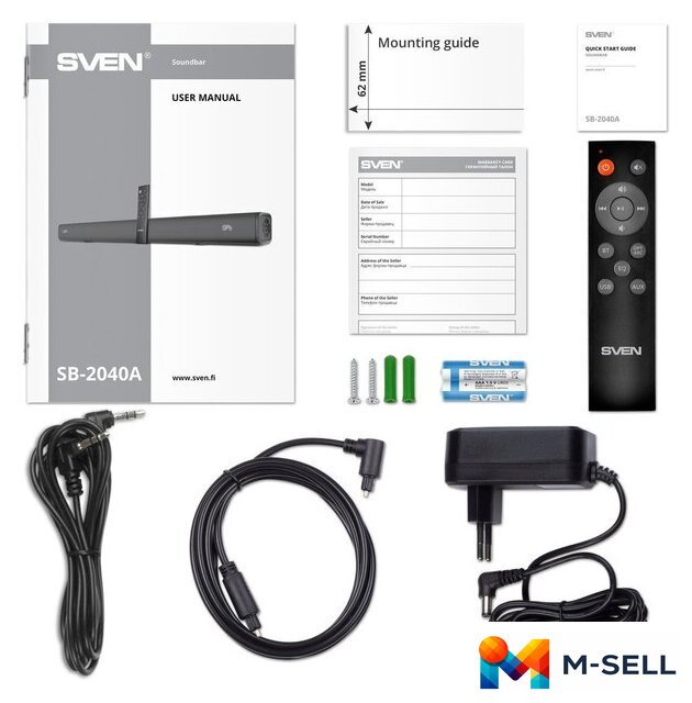 Саундбар SVEN SB-2040A - Изображение №10 — Мульти e-магазин M-SELL