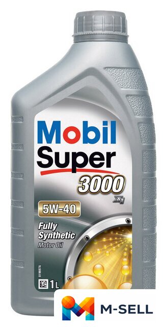 Моторное масло Mobil Super 3000 X1 5W-40 1л - Изображение №1 — Мульти e-магазин M-SELL