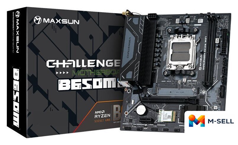 Материнская плата Maxsun Challenger B650M WiFi V2 - Изображение №6 — Мульти e-магазин M-SELL