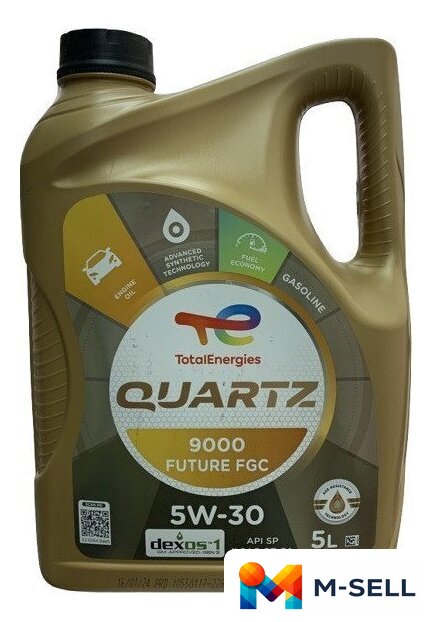 Моторное масло Total Quartz 9000 Future FGC 5W-30 5л - Изображение №1 — Мульти e-магазин M-SELL