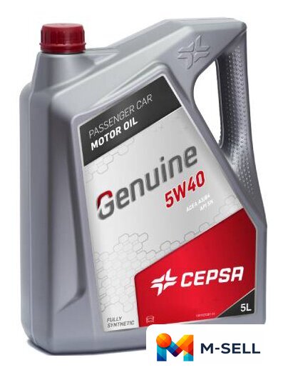 Моторное масло CEPSA Genuine 5W-40 5л - Изображение №1 — Мульти e-магазин M-SELL