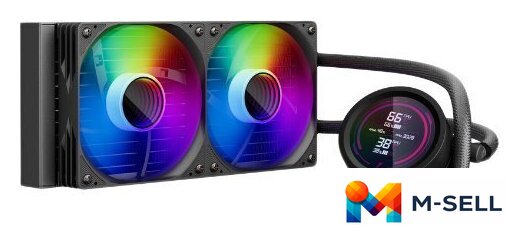 Система жидкостного охлаждения для процессора 1stPlayer TS4 240 (черный) - Изображение №1 — Мульти e-магазин M-SELL