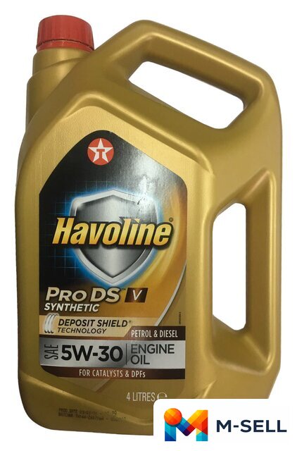 Моторное масло Texaco Havoline ProDS V 5W-30 4л - Изображение №1 — Мульти e-магазин M-SELL