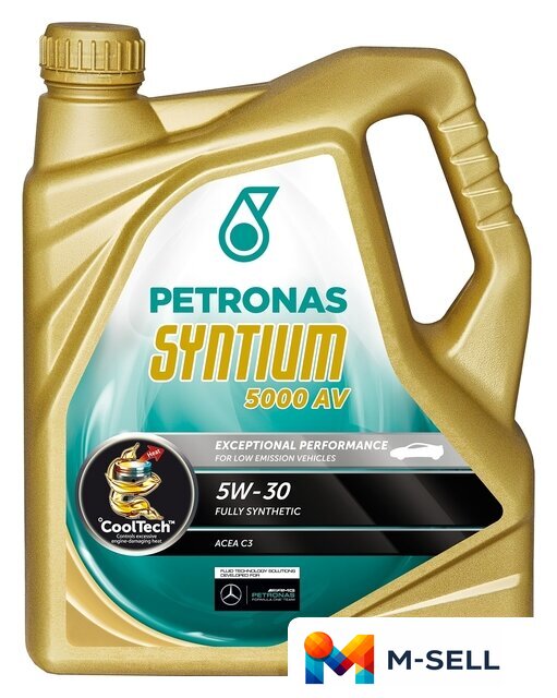 Моторное масло Petronas Syntium 5000 AV 5W-30 5л - Изображение №1 — Мульти e-магазин M-SELL