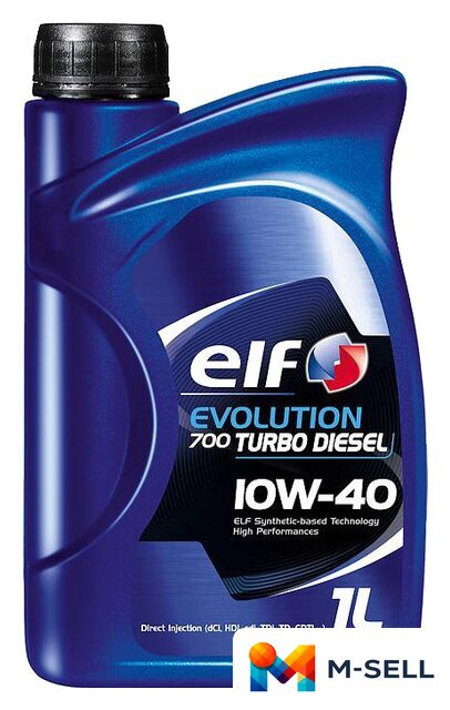 Моторное масло Elf Evolution 700 Turbo Diesel 10W-40 1л - Изображение №1 — Мульти e-магазин M-SELL