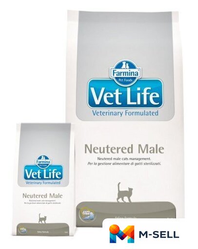 Сухой корм для кошек Farmina Vet Life Neutered Male 5 кг - Изображение №1 — Мульти e-магазин M-SELL