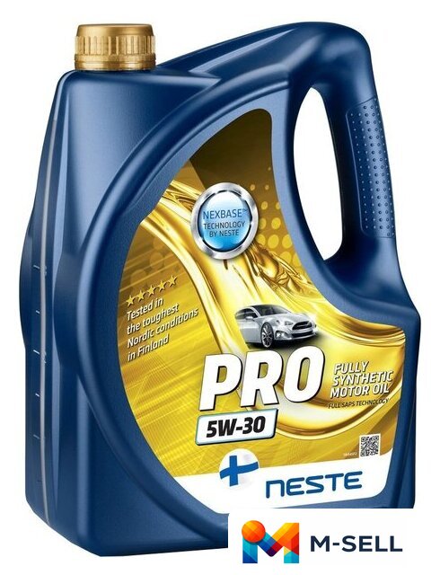 Моторное масло Neste Pro 5W-30 4л - Изображение №1 — Мульти e-магазин M-SELL