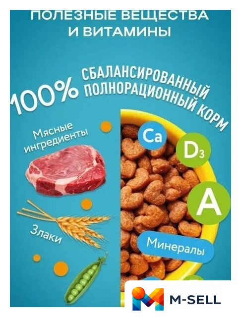 Сухой корм для собак Hitstick Мясное ассорти 10 кг - Изображение №3 — Мульти e-магазин M-SELL