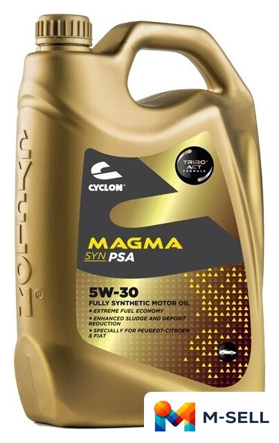 Моторное масло Cyclon Magma Syn PSA 5W-30 5л - Изображение №1 — Мульти e-магазин M-SELL