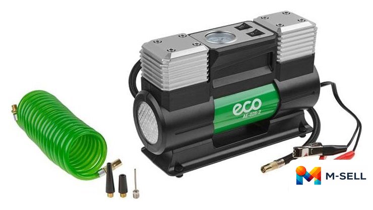 Автомобильный компрессор ECO AE-028-2 - Изображение №1 — Мульти e-магазин M-SELL