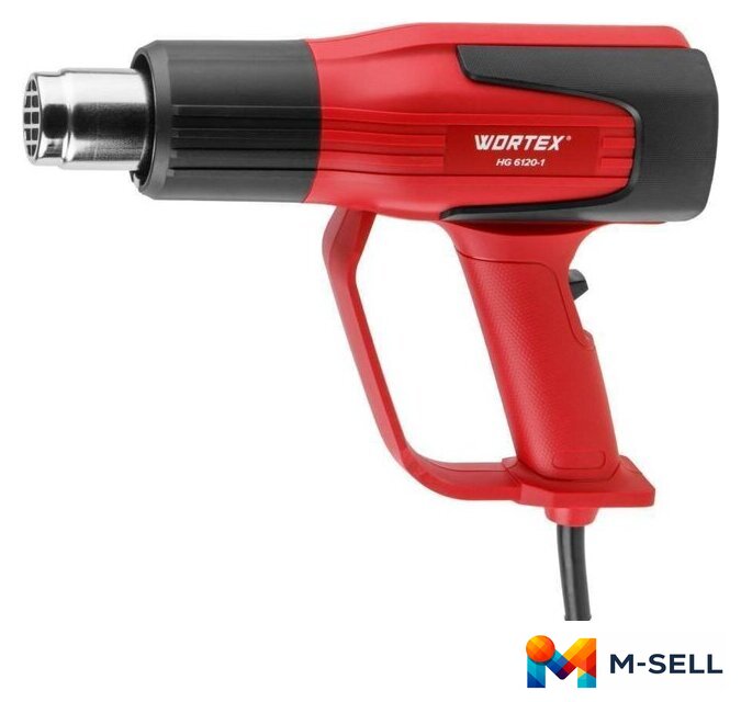 Промышленный фен Wortex HG 6120-1 0334324 - Изображение №2 — Мульти e-магазин M-SELL