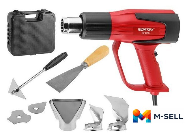 Промышленный фен Wortex HG 6120-1 0334324 - Изображение №1 — Мульти e-магазин M-SELL