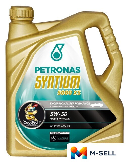 Моторное масло Petronas Syntium 5000 XS 5W-30 5л - Изображение №1 — Мульти e-магазин M-SELL