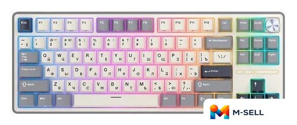 Клавиатура Royal Kludge R87 Pro Half Grey (RK Brown) - Изображение №1 — Мульти e-магазин M-SELL