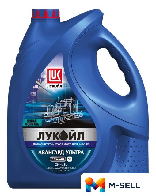Моторное масло Лукойл Авангард Ультра 10W-40 API CI-4/SL 2013 5л - Изображение №1 — Мульти e-магазин M-SELL