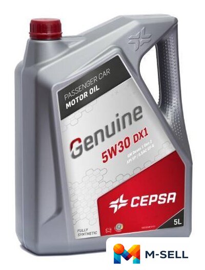 Моторное масло CEPSA Genuine 5W-30 DX1 5л - Изображение №1 — Мульти e-магазин M-SELL