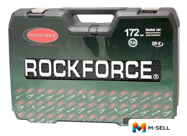 Универсальный набор инструментов RockForce RF-41723-5 (172 предмета) - Изображение №2 — Мульти e-магазин M-SELL