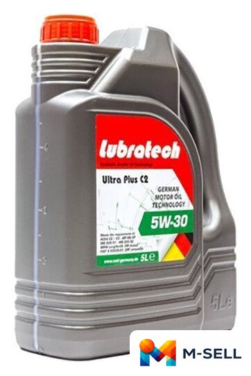 Моторное масло Lubratech Ultra Plus C2 5W-30 5л - Изображение №1 — Мульти e-магазин M-SELL