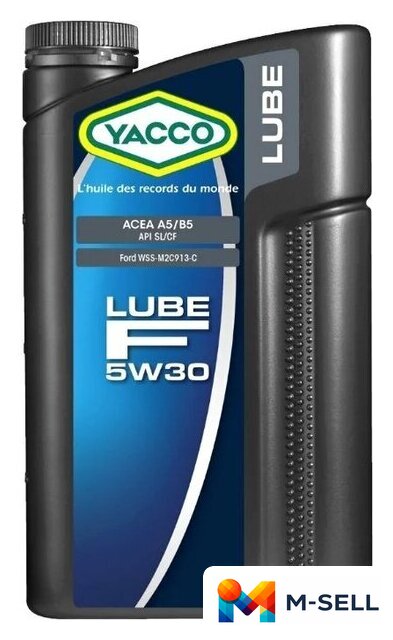 Моторное масло Yacco LUBE F 5W-30 2л - Изображение №1 — Мульти e-магазин M-SELL