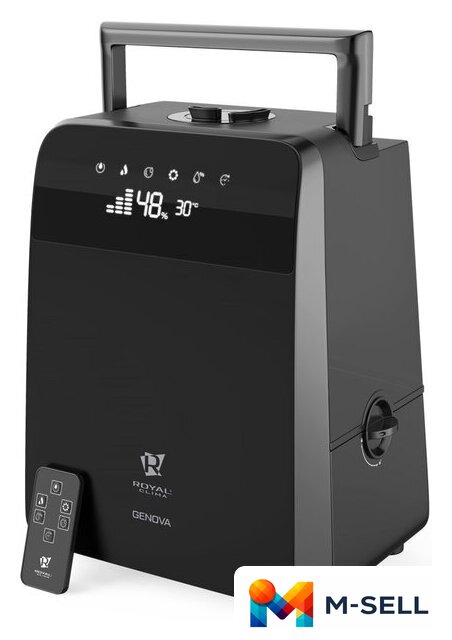 Увлажнитель воздуха Royal Clima Genova RUH-G450/5.5E-BL - Изображение №5 — Мульти e-магазин M-SELL