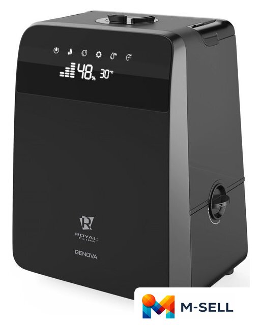 Увлажнитель воздуха Royal Clima Genova RUH-G450/5.5E-BL - Изображение №2 — Мульти e-магазин M-SELL