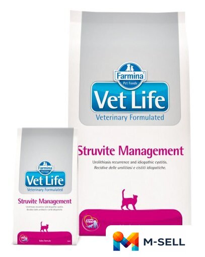 Сухой корм для кошек Farmina Vet Life Struvite Management 2 кг - Изображение №1 — Мульти e-магазин M-SELL