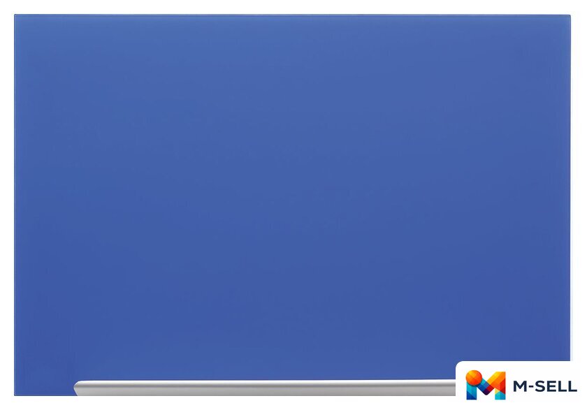 Магнитно-маркерная доска Nobo Diamond Glass Board Magnetic 993x559 (синий) - Изображение №1 — Мульти e-магазин M-SELL