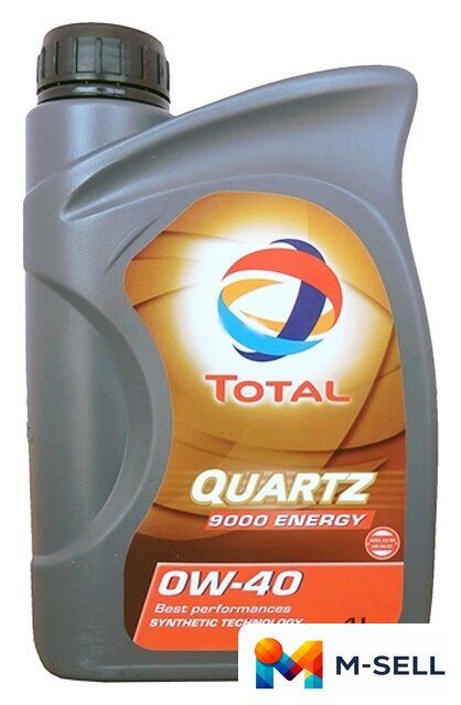 Моторное масло Total Quartz 9000 Energy 0W-40 1л - Изображение №1 — Мульти e-магазин M-SELL