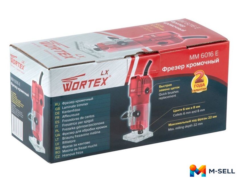 Кромочно-петельный фрезер Wortex LX MM 6016 E - Изображение №8 — Мульти e-магазин M-SELL