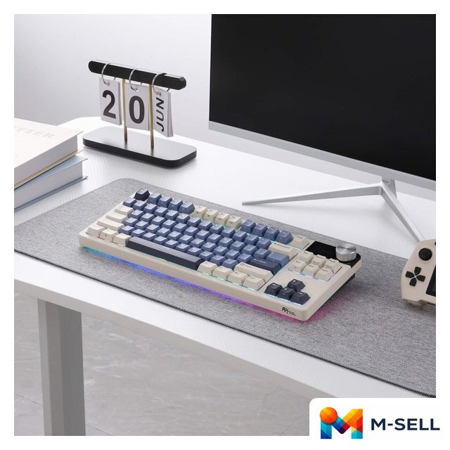 Клавиатура Royal Kludge S85 Horizon Blue (RK Beige) - Изображение №10 — Мульти e-магазин M-SELL